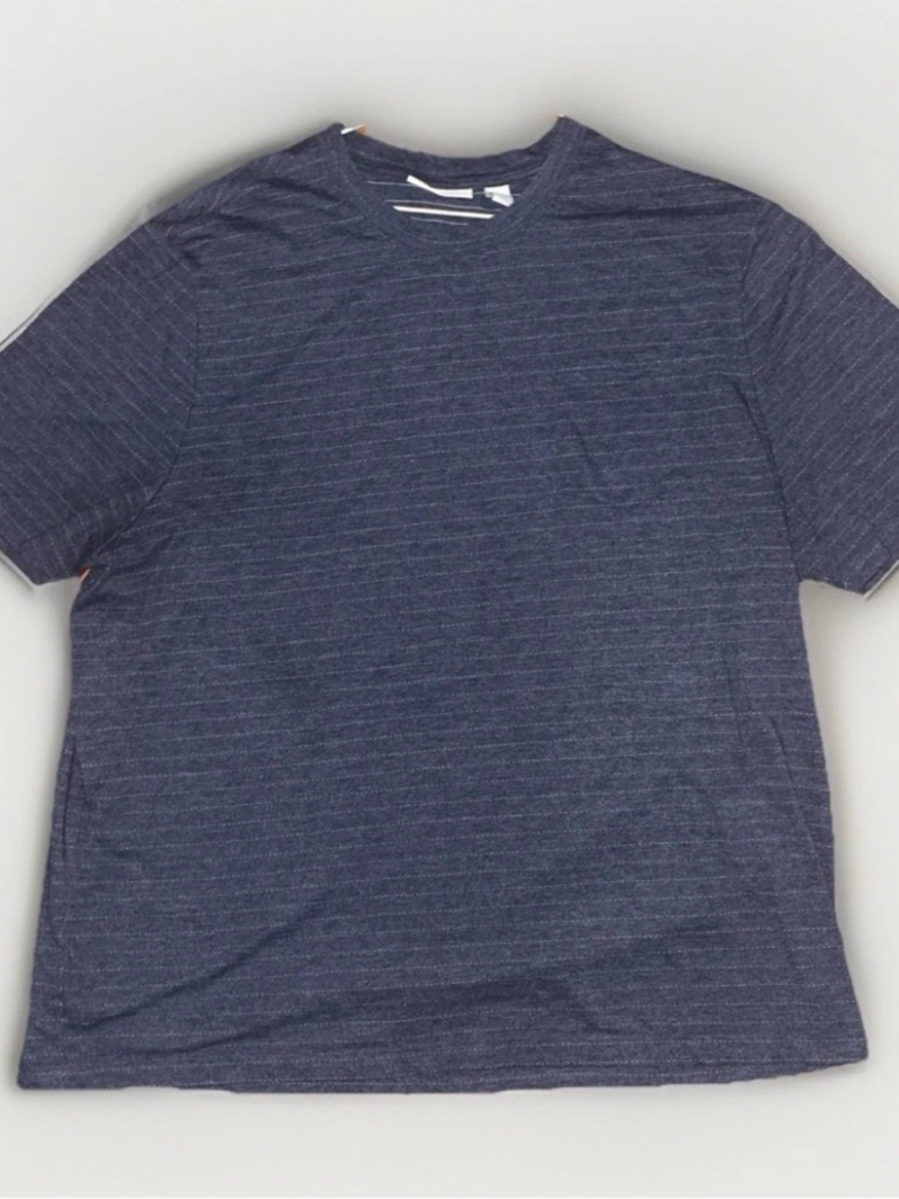 Perry Ellis Portfolio Blue Striped T Shirt XXXL